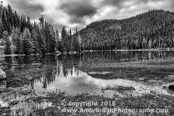 Lake along the Cascades Scenic Byway