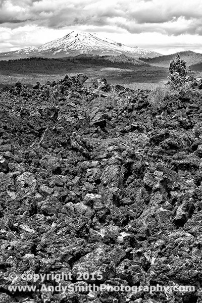 Mount Bachelor from the Lava Field