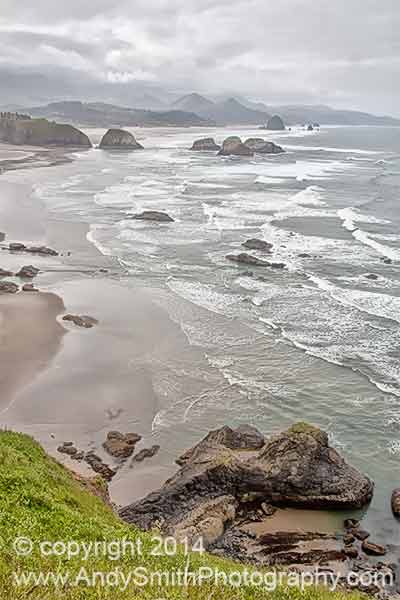Rocks and Waves at Cannon Beach