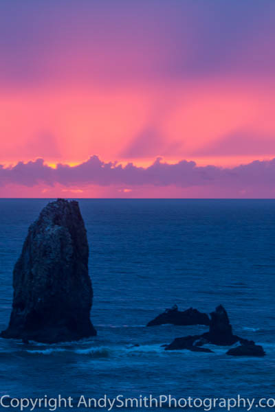 Sunset from Cannon Beach
