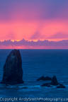 sunset from Cannon Beach
