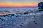 sunset over the Delaware Bay